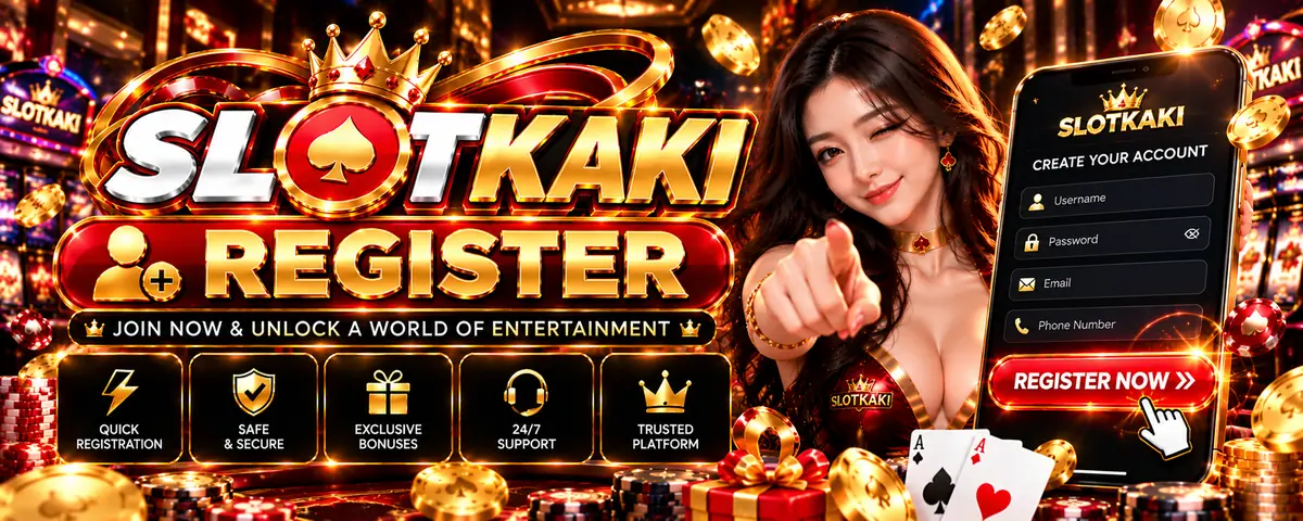Daftar akaun SlotKaki melalui borang pendaftaran ringkas