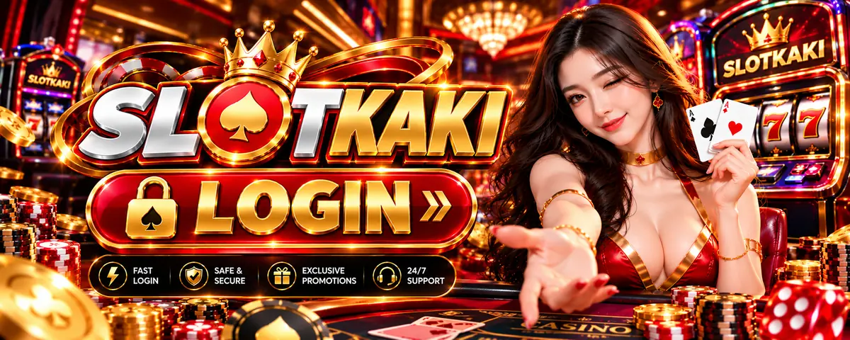 Halaman log masuk SlotKaki untuk akses akaun yang selamat